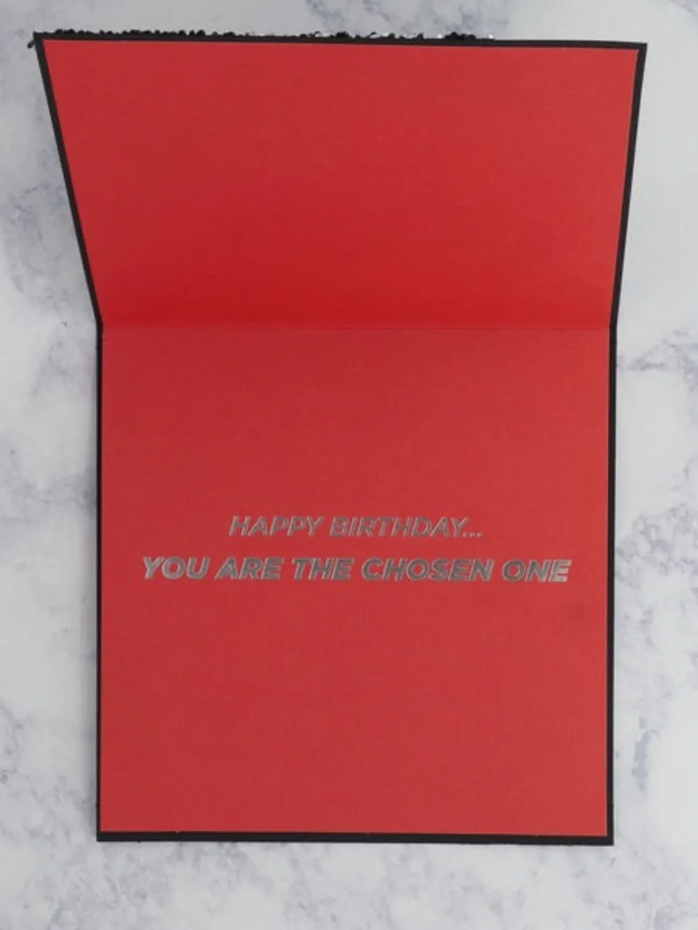 NEW PAPYRUS Darth Vader Star Wars Birthday Card - copy for exposure